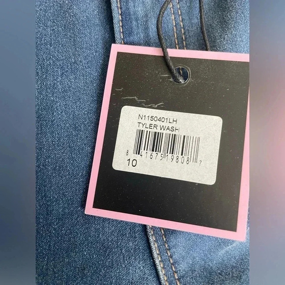 Nanette Lepore Tyler Skinny Denim Blue Jeans Size 10 NWT 0220 - Picture 9 of 14